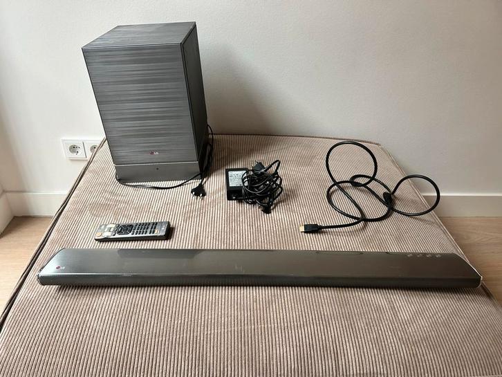 LG Soundbar met Top Geluid - Gebruikt, Audio, Tv en Foto, Soundbars, Gebruikt, Bluetooth, Ophalen