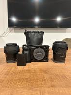 Sony A6600 Kit + 2 lenzen (zgan), Ophalen, Zo goed als nieuw, Sony, Geen optische zoom