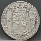 6 stuiver 1678 Scheepjesschelling Enkhuizen - West Friesland, Postzegels en Munten, Verzenden, Koningin Beatrix, Euro's, Zilver