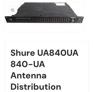 Shure Antenne Distro beschikbaar voor biedingen