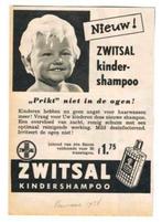Zwitsal - Advertentie uit Tijdschrift 1956, Ophalen of Verzenden, Gebruikt