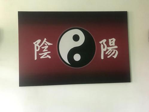 Yin Yang Canvas Schilderij muurschildering Wanddecoratie, Huis en Inrichting, Woonaccessoires | Schilderijen, Tekeningen en Foto's