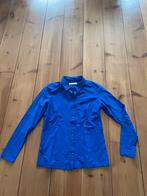 Mooie koningsblauwe travelstof blouse Studio Anneloes, S, Blauw, Ophalen of Verzenden, Zo goed als nieuw, Studio Anneloes