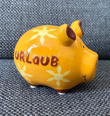 Spaarpot Urlaub. 12cm beschikbaar voor biedingen