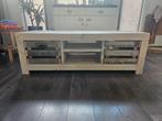 Handgemaakt tv meubel van steigerhout met 2 kisten, Huis en Inrichting, Ophalen, Gebruikt, 25 tot 50 cm, Minder dan 100 cm