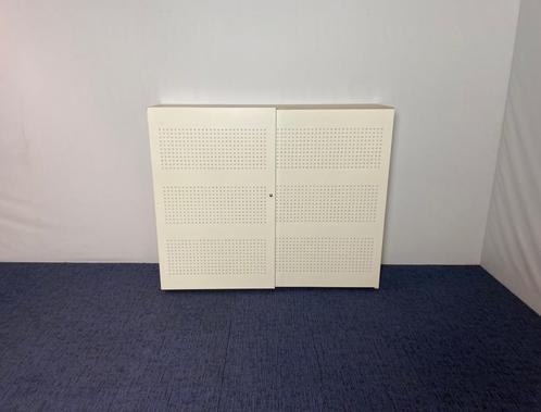 Schuifdeurkast Gispen (akoestisch), H 130 x B 160 cm., Huis en Inrichting, Bureaus, Gebruikt, Ophalen