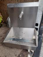 2x rvs spoel bak met knie bediening, Ophalen, Meubilair