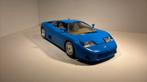 Bugatti eb110 bleu Bburago 1.18, Ophalen of Verzenden, Bburago, A, A