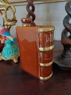Brocante vaas karaf fles cognac barbotine stijl, Antiek en Kunst, Ophalen of Verzenden