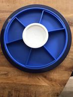 Tupperware serveerschaal naar wens aan te passen, Ophalen of Verzenden, Zo goed als nieuw, Blauw, Schaal