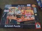 Schmidt secret puzzel Steve Read aan de keukentafel 1000 st, Ophalen of Verzenden, 500 t/m 1500 stukjes, Zo goed als nieuw, Legpuzzel