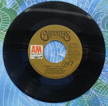 carpenters - i won't last a day without you  beschikbaar voor biedingen