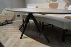 Eettafel Vijs Vermeer meubelen, Ophalen, 100 tot 150 cm, Eikenhout, 200 cm of meer