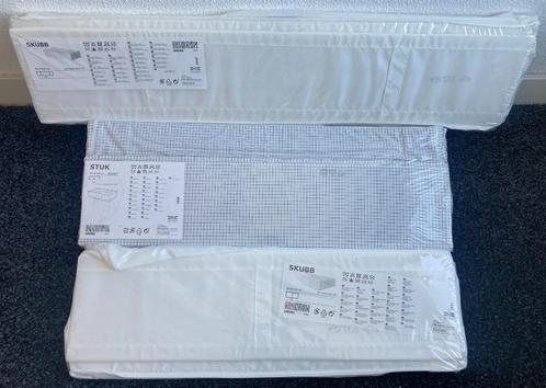 3x IKEA Opbergers: 2x SKUBB & 1x STUK (wit & geruit), Doe-het-zelf en Verbouw, Kratten en Dozen, Nieuw, Overige typen, 75 tot 100 cm