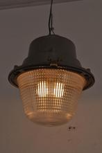 Vintage kristallampen fabriekslamp cristal lamp industrieel, Ophalen of Verzenden, Gebruikt