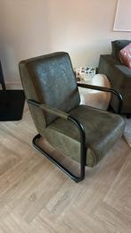 Fauteuil groen, Huis en Inrichting, Fauteuils, Ophalen, Zo goed als nieuw, 75 tot 100 cm, 50 tot 75 cm