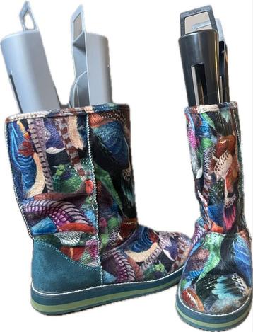 Desigual Laarzen Maat 40 fluweel  beschikbaar voor biedingen