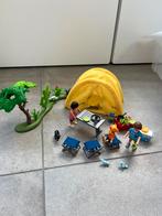 Playmobil kampeervakantie met tent, Ophalen