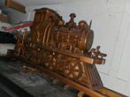 Houten trein met rails - handgemaakt, Ophalen