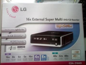 LG DVD CD 16X External Super Multi Rewriter beschikbaar voor biedingen