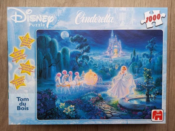 Disney puzzel - Tom du Bois: Assepoester - Cinderella, Hobby en Vrije tijd, Denksport en Puzzels, Zo goed als nieuw, Legpuzzel