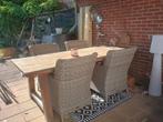 Tafel met stoelen, Tuin en Terras, Tuinsets en Loungesets, Ophalen, Zo goed als nieuw