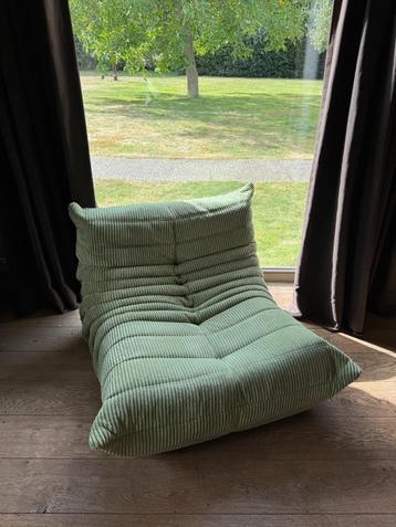 Ligne Roset Togo Eenzit - Ribcord Groen beschikbaar voor biedingen