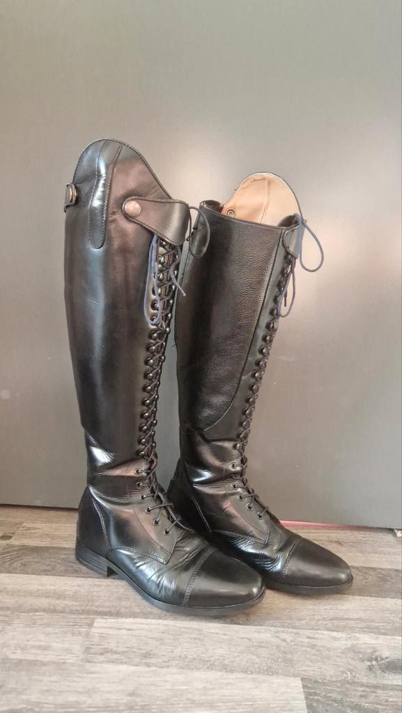 Paardrijlaarzen schoenmaat 37 kuitmaat XL, Dieren en Toebehoren, Paardrijkleding, Gebruikt, Dames, Heren, Kinderen, Schoeisel