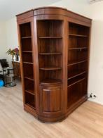Degelijke mahoniehouten boekenkast van Jan Frantzen, 25 tot 50 cm, 200 cm of meer, Gebruikt, 200 cm of meer