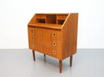 Vintage Deense secretaire ladekast kaptafel teak, Deens design vintage, Ophalen of Verzenden, Zo goed als nieuw