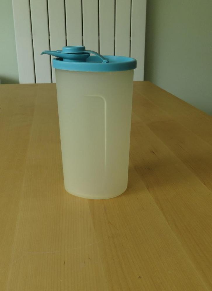 Tupperware Schenkkan/Strooibus Blauw Deksel 450ml, Huis en Inrichting, Keuken | Tupperware, Gebruikt, Beker of Kan, Blauw, Ophalen