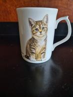 Franciens cats mok, Ophalen of Verzenden, Zo goed als nieuw, Porselein