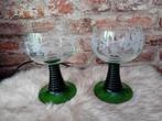 2x roemer wijnglazen gegraveerd groot model, Ophalen of Verzenden
