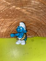 Smurfen smurf met gouden krans, Verzamelen, Smurfen, Ophalen of Verzenden, Poppetje, Figuurtje of Knuffel, Zo goed als nieuw