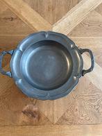 Tinnen schaal met handvatten, Antiek en Kunst, Ophalen of Verzenden