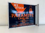 Vintage Paramite Cables Emaille Reclamebord, Antiek en Kunst, Antiek | Emaille, Ophalen