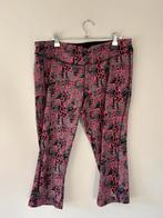 Roze zwarte print driekwart sportlegging maat XXL, Verzenden, Zwart, Zo goed als nieuw, Maat 46/48 (XL) of groter