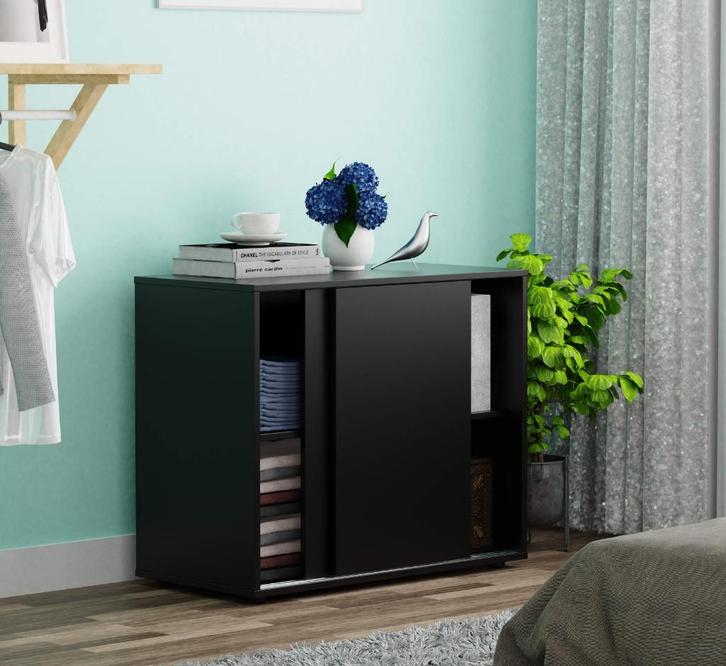 Dressoir wandkast schuifdeuren slaapkamer woonkamer kantoor, Huis en Inrichting, Kasten | Roldeurkasten en Archiefkasten, Nieuw