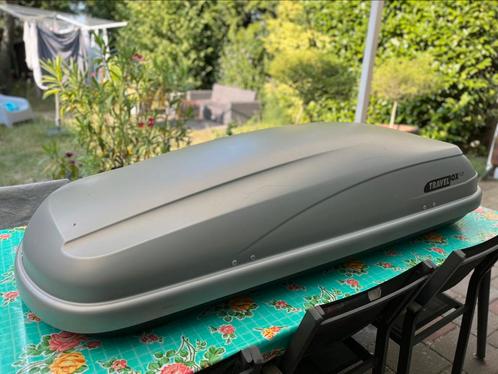 Dakkoffer Hapro Travelbox 4.5 – 400L, Auto diversen, Dakkoffers, Gebruikt, Ophalen