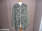 ZGAN tricot blazer, colbert, camouflage print 1 maat 42-44, Groen, Jasje, Maat 42/44 (L), Ophalen of Verzenden