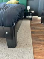 Zwart AUPING AURONDE bed, IKEA lattenbodem. 200x180x35, Huis en Inrichting, Ophalen, Zwart, Tweepersoons, 180 cm