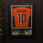 Clarence Seedorf WK 1998 gesigneerd shirt ingelijst met COA, Verzamelen, Sportartikelen en Voetbal, Ophalen of Verzenden, Nieuw