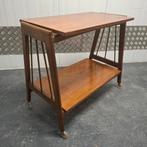 vintage tafel trolley drankenwagen bijzettafel, Gebruikt, 55 tot 75 cm, Vintage design Mid Century jaren 30 40 50 60 70, Rechthoekig