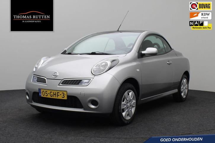 Nissan Micra C+C 1.4 Tekna Cabrio 2008 NAP | Panoramadak | E, Auto's, Nissan, Bedrijf, Te koop, Micra, ABS, Airbags, Alarm, Boordcomputer