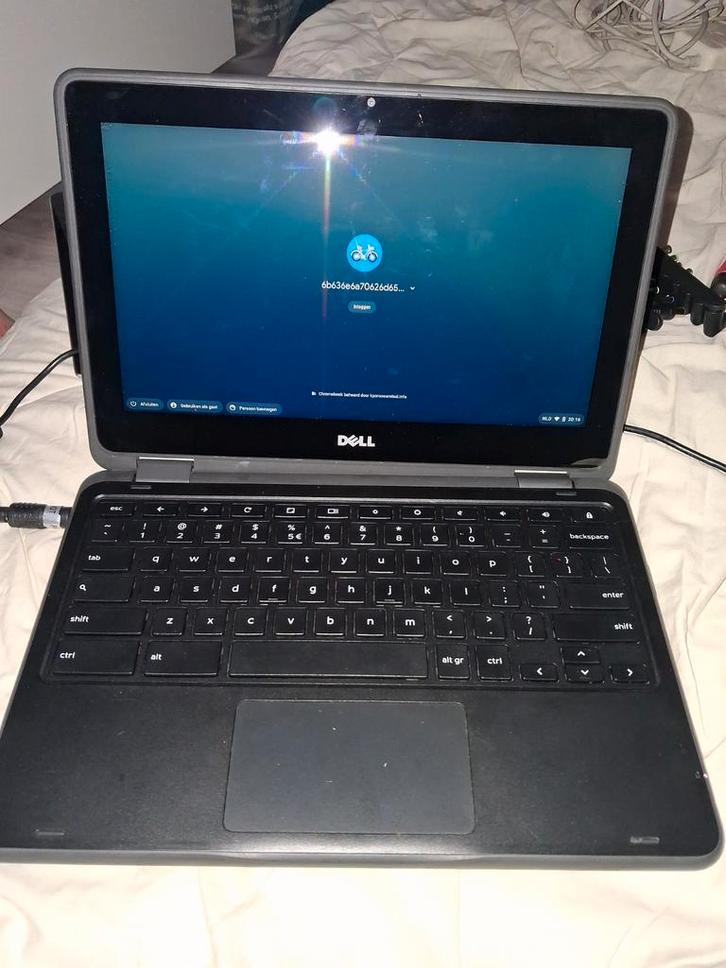 Dell Chromebook 3189 - 2-in-1 Laptop, Computers en Software, Chromebooks, Gebruikt, 11 inch, 4 GB of minder, 32 GB of minder, Qwerty