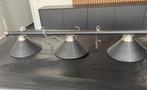 Poollamp Buffalo Zwart Leder, Ophalen, Zo goed als nieuw, Pooltafel