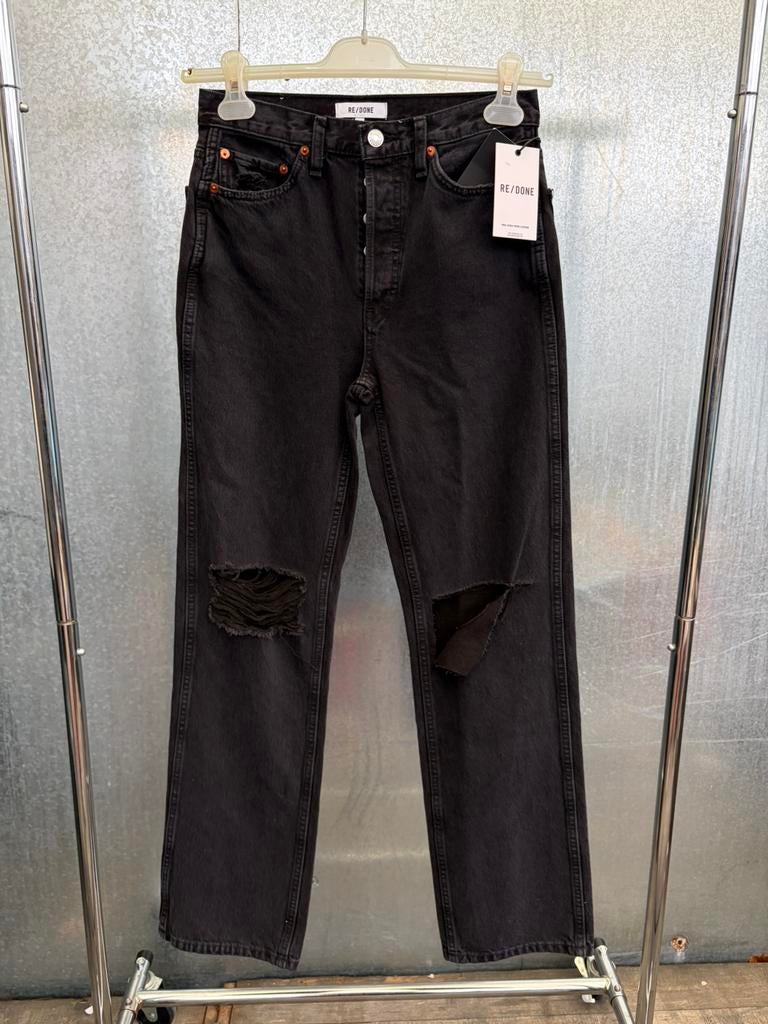 Redone re done re/done 26 70 s stove pipe zwart, Ophalen of Verzenden, Zo goed als nieuw, Zwart, W27 (confectie 34) of kleiner