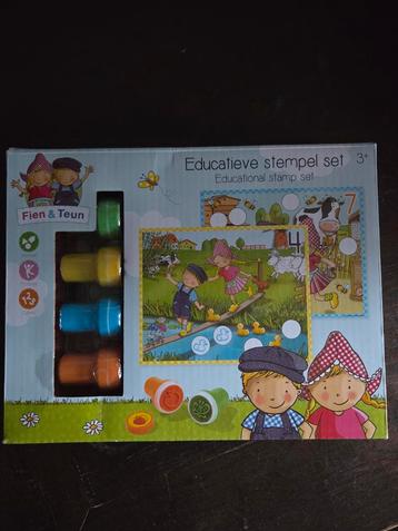 Fien & Teun Educatieve Stempelset beschikbaar voor biedingen