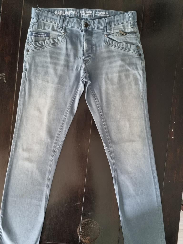 ZGAN PME BARE METAL STRAIGHT STRETCH JEANS SIZE 34/34!!, Blauw, Pall Mall PME Legend, Ophalen of Verzenden, Zo goed als nieuw