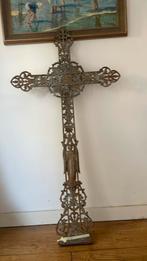 Prachtig mooi gietijzeren kruis., Antiek en Kunst, Ophalen